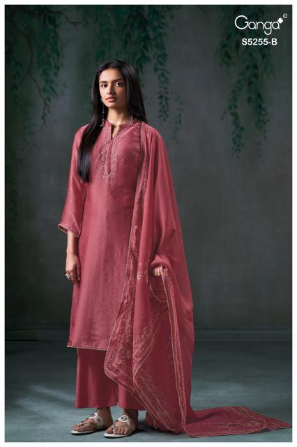 Ganga vanea 5255 buy wholesale dress materials online